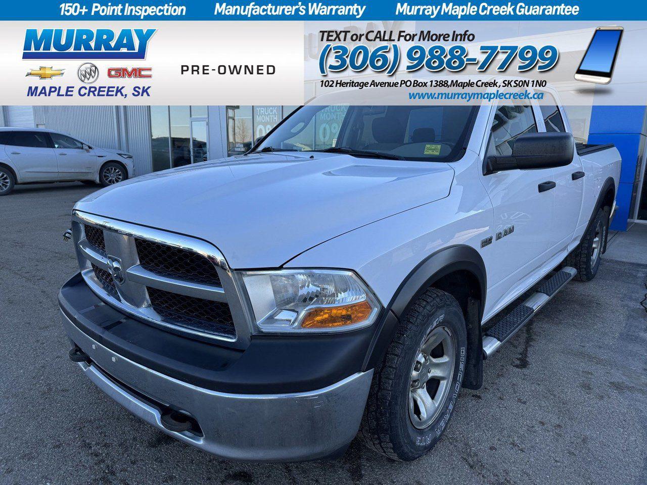 Used 2010 Dodge Ram 1500 ST for sale in Maple Creek, SK