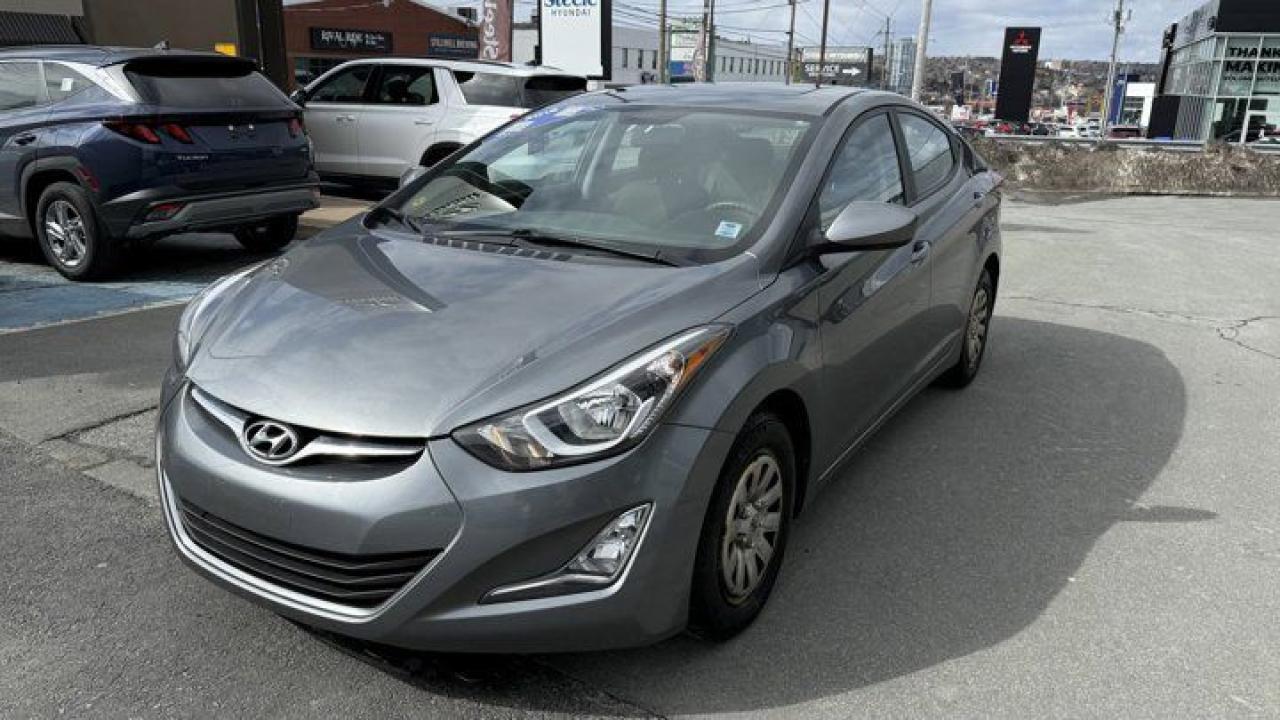 The 2016 Hyundai Elantra Sport is a compact sedan that offers a blend of style, comfort, and performance. Positioned as a sportier variant of the standard Elantra, it features a more powerful engine, sport-tuned suspension, and enhanced styling cues.Key Features:Engine: 2.0L 4-cylinder producing 173 horsepower and 154 lb-ft of torque.Transmission: Available with a 6-speed manual or a 6-speed automatic with SHIFTRONIC and Active ECO system.Fuel Economy: Approximately 24 mpg city / 35 mpg highway (automatic).Exterior: Includes sporty design elements such as 17-inch alloy wheels, projector headlights with LED accents, and a sportier front grille.Interior: Features leather seating surfaces, a power sunroof, heated front seats, and a leather-wrapped steering wheel and shift knob.Technology: Comes with a 7-inch touchscreen, navigation system, rearview camera, and a premium audio system with Bluetooth connectivity.Safety: Equipped with standard safety features like stability control, traction control, antilock brakes, and multiple airbags.Driving Experience:The Elantra Sport offers a more engaging drive than the base model, with a firmer suspension and responsive handling. Its a great option for those who want a bit more excitement from their daily commute without compromising comfort and practicality.