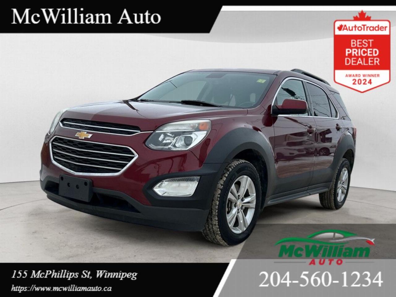 Used 2016 Chevrolet Equinox LT All-wheel Drive Automatic for sale in Winnipeg, MB