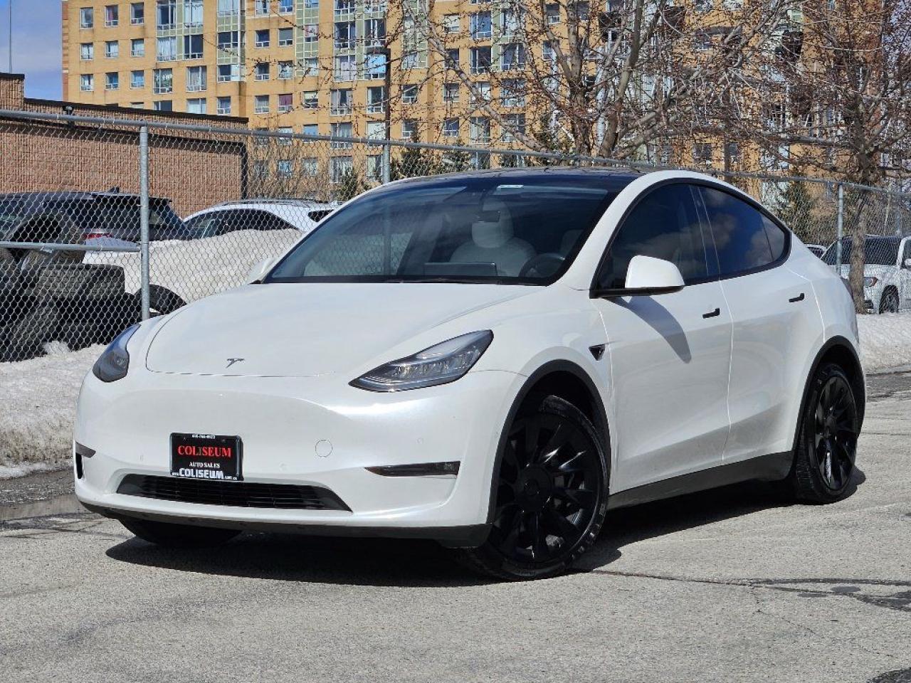 Used 2021 Tesla Model Y LONG RANGE AWD DUAL MOTOR-WHITE INTERIOR for sale in Toronto, ON