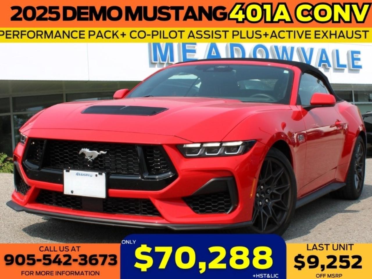New 2025 Ford Mustang GT Premium Convertible for sale in Mississauga, ON
