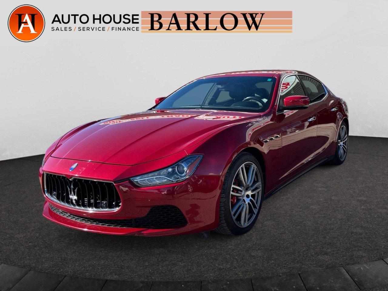 Used 2014 Maserati Ghibli S Q4 | HEATED/COOLED LEATHER SEATS | SUNROOF | NAVIGATION for sale in Calgary, AB