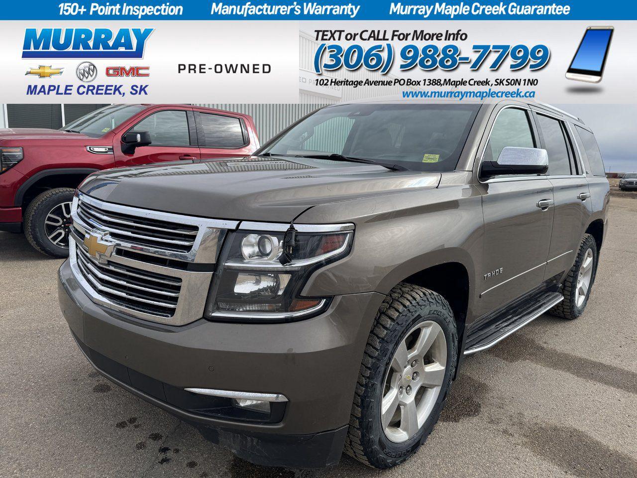 Used 2016 Chevrolet Tahoe LTZ for sale in Maple Creek, SK