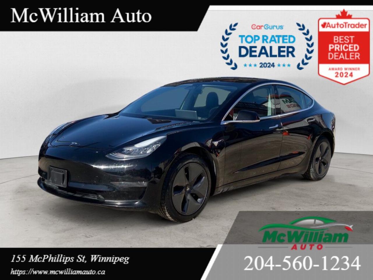 Used 2019 Tesla Model 3 Standard Range |ZERO ACCIDENT|LOW MILEAGE| for sale in Winnipeg, MB