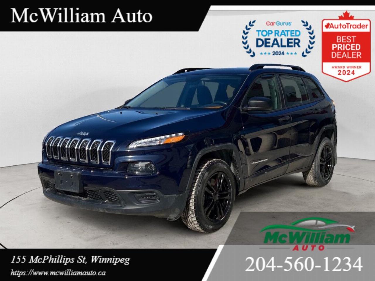 Used 2015 Jeep Cherokee Sport 4x4|MINT CONDITION|CLN TITLE & CLN CARFAX| for sale in Winnipeg, MB