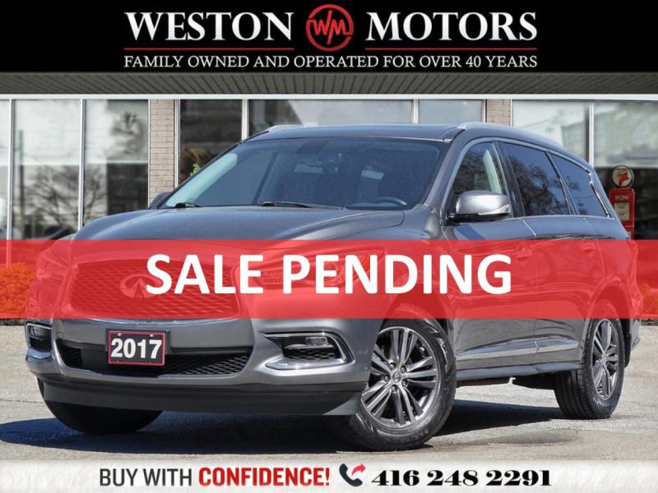 Used 2017 Infiniti QX60 LEATHER*NAVI*SUNROOF*FRONT & REV-CAM*HEATED S&W for sale in Toronto, ON