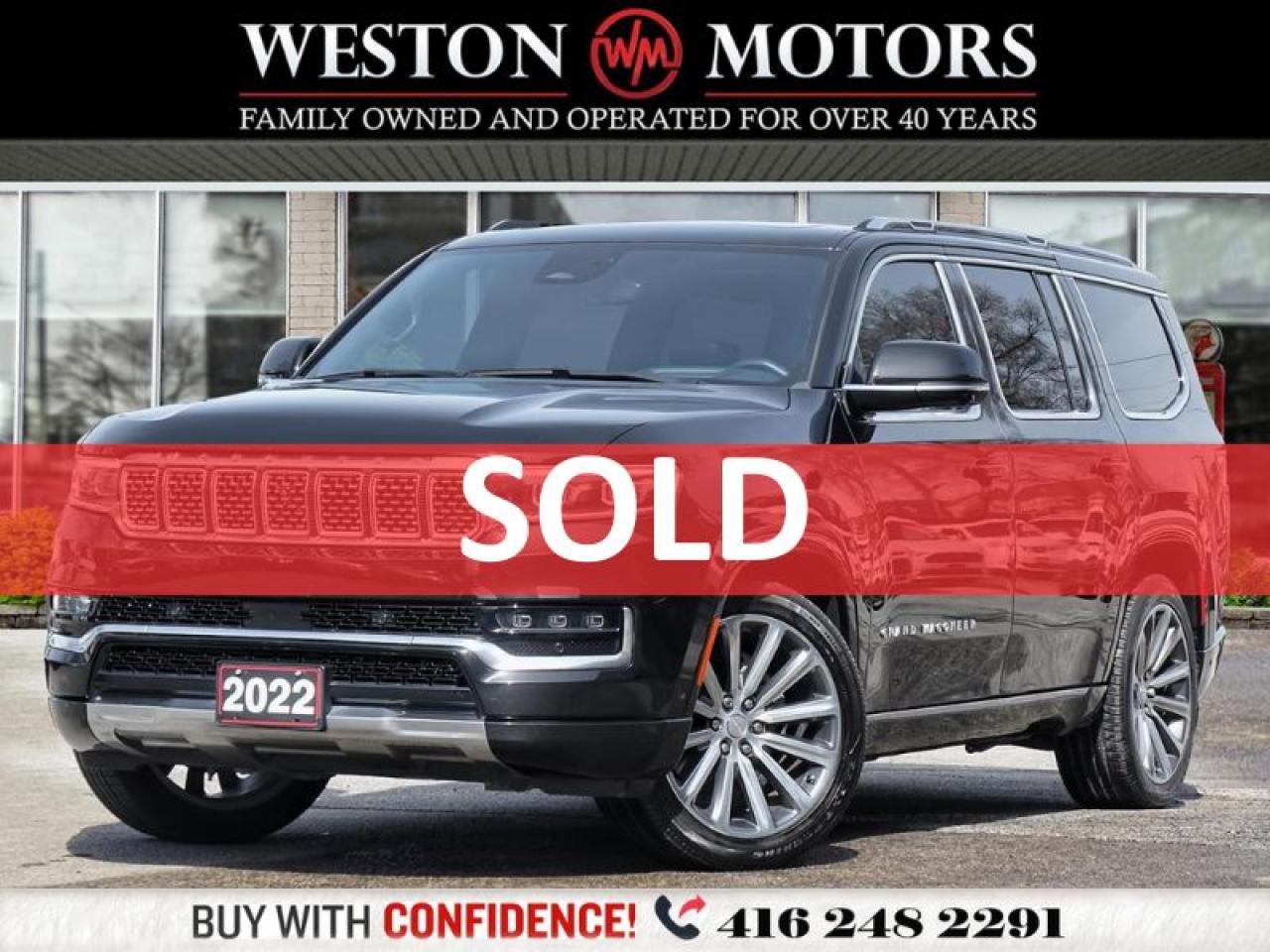 2022 Jeep Grand Wagoneer LEATHER*4X4*MOONROOF*NAVI*REV-CAM*MASSAGE SEATS