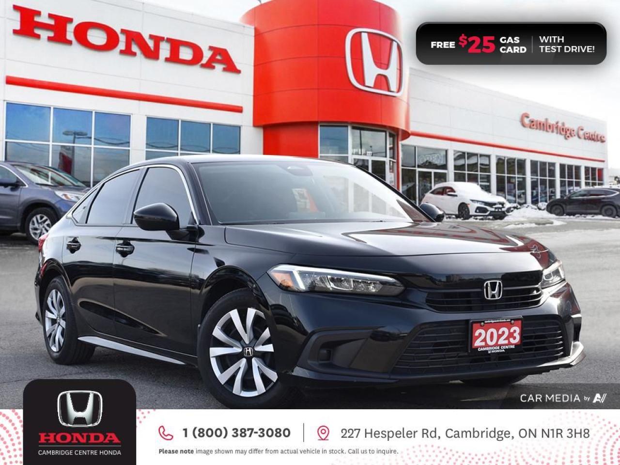 Used 2023 Honda Civic LX HONDA SENSING TECHNOLOGIES | REARVIEW CAMERA | APPLE CARPLAY™/ANDROID AUTO™ for sale in Cambridge, ON