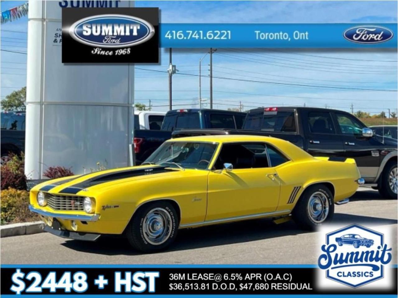 Used 1969 Chevrolet Camaro Z28 for sale in Etobicoke, ON