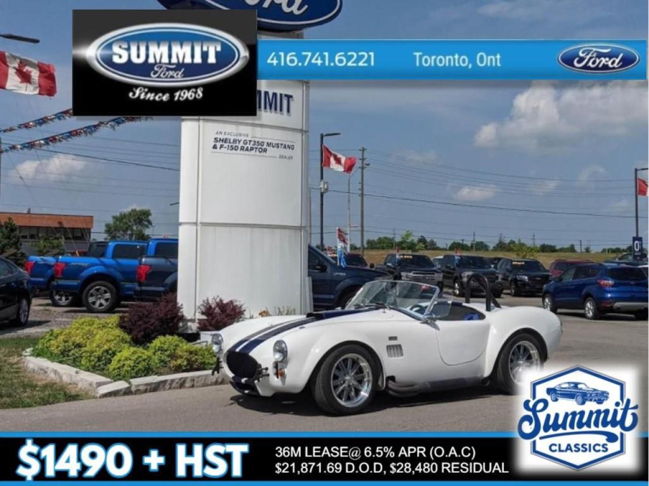 Used 1965 Ford Mustang Shelby Cobra | Factory Five Racing Mk1 Roadster |Replica for sale in Etobicoke, ON