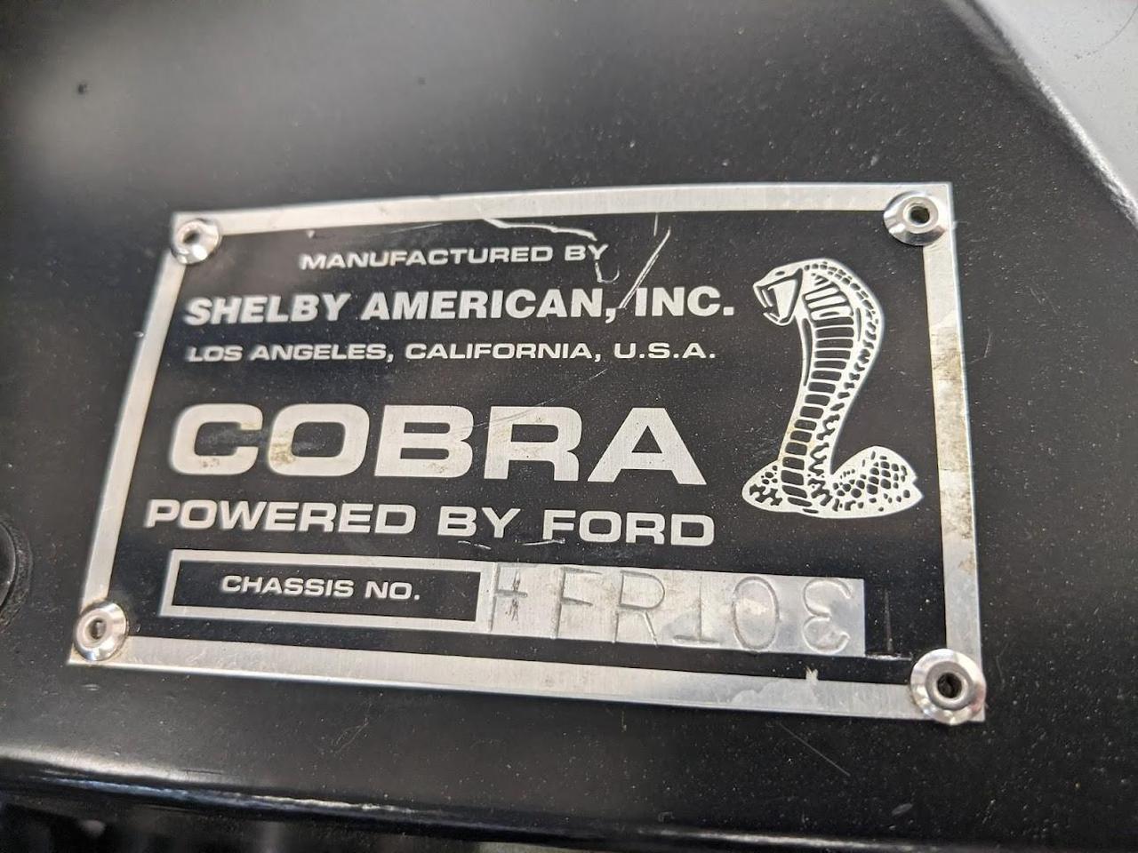 1965 Ford Mustang Shelby Cobra | Factory Five Racing Mk1 Roadster |Replica Photo