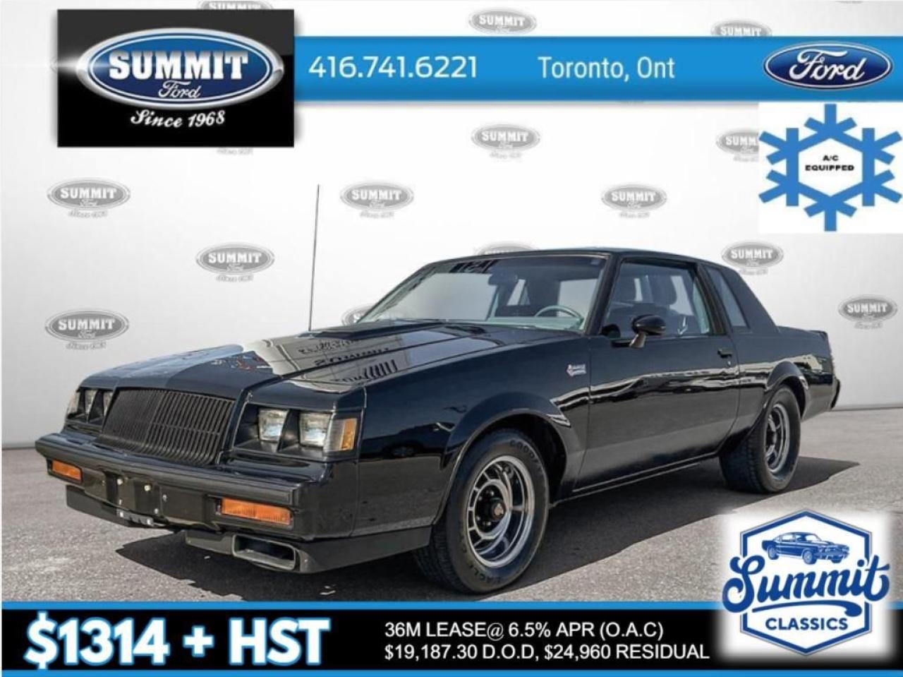 Used 1987 Buick Regal Grand National | 3.8 L Turbo Charged V6 for sale in Etobicoke, ON