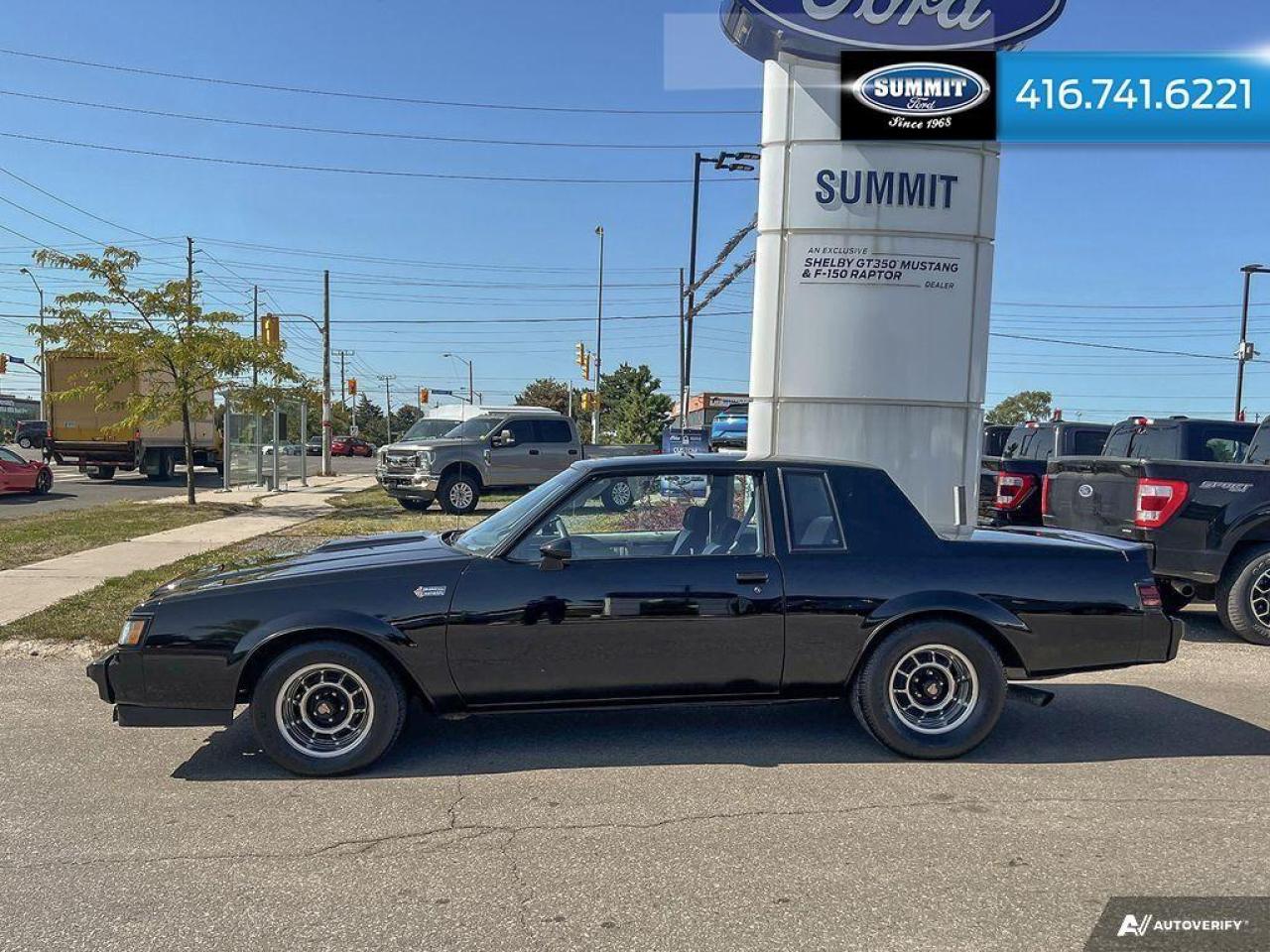 1987 Buick Regal Grand National | 3.8 L Turbo Charged V6 Photo