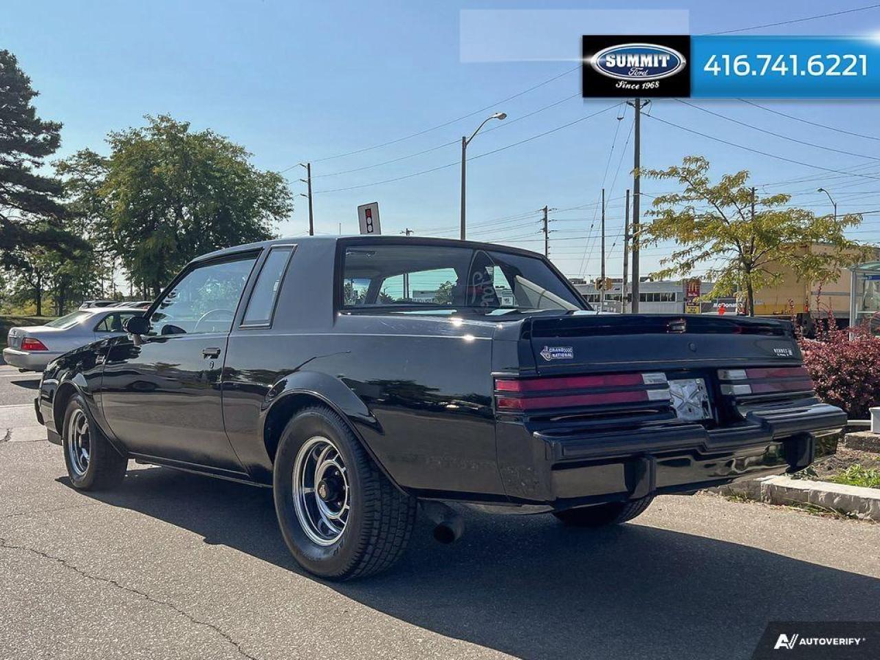1987 Buick Regal Grand National | 3.8 L Turbo Charged V6 Photo