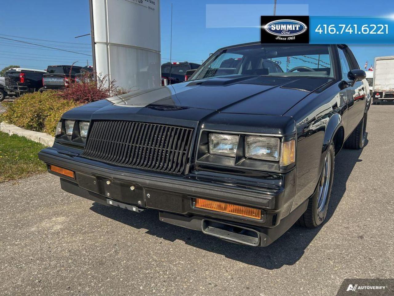 1987 Buick Regal Grand National | 3.8 L Turbo Charged V6 Photo