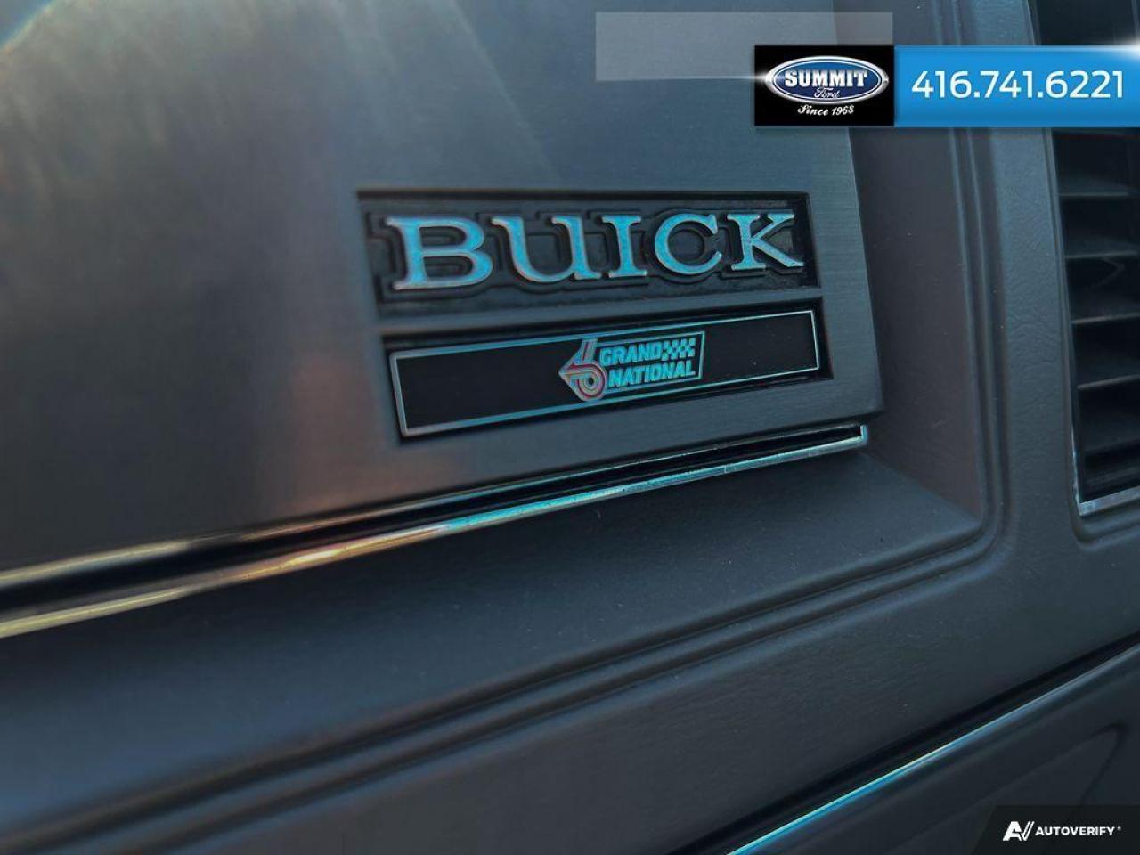 1987 Buick Regal Grand National | 3.8 L Turbo Charged V6 Photo