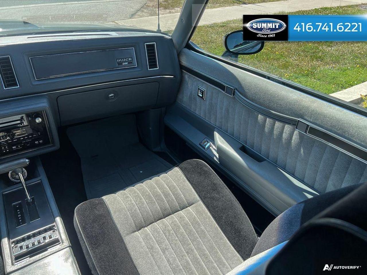 1987 Buick Regal Grand National | 3.8 L Turbo Charged V6 Photo