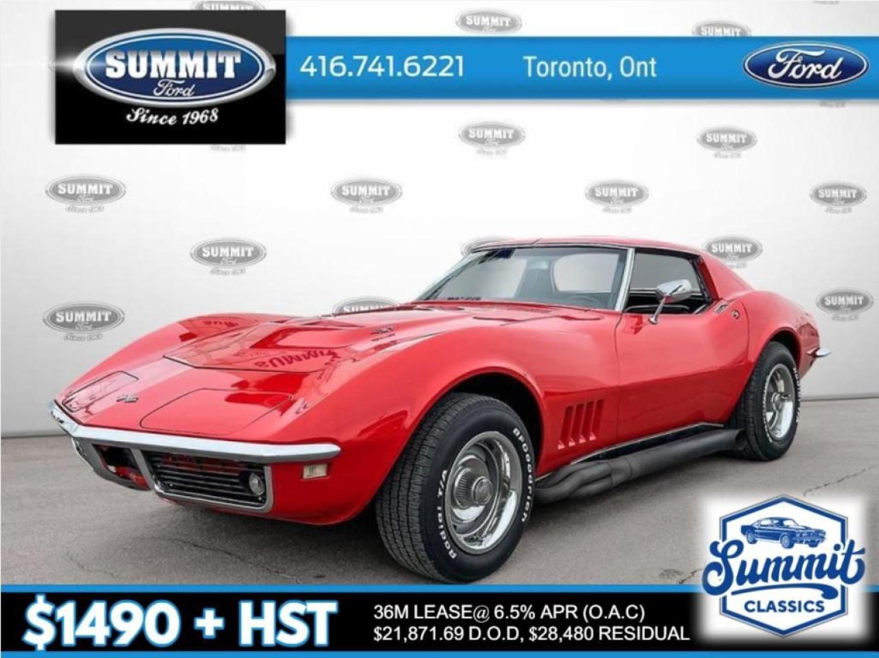 Used 1968 Chevrolet Corvette Coupe | Numbers Matching 427 CI V8 for sale in Etobicoke, ON