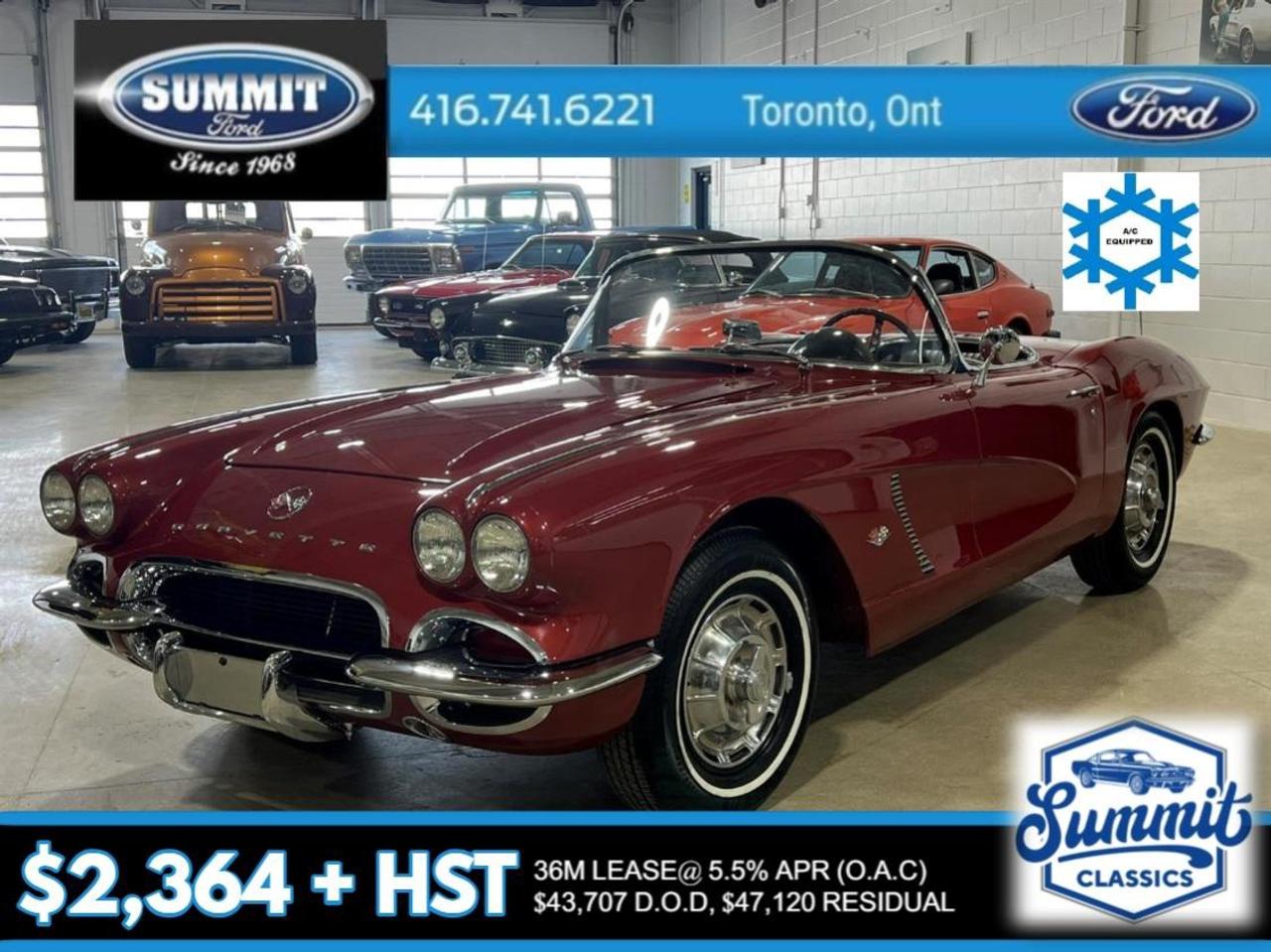 1962 Chevrolet Corvette 327 V8 | Air Conditioning Photo