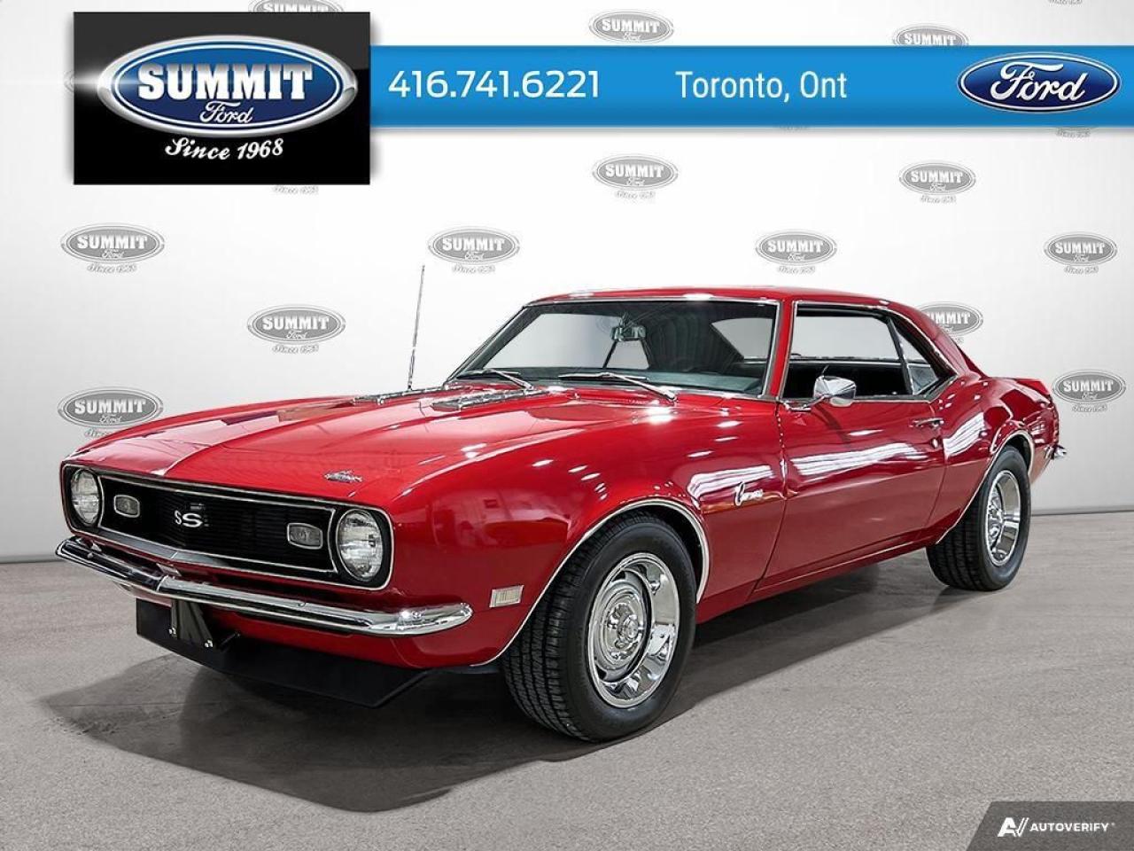 Used 1968 Chevrolet Camaro SS | Tribute Sport Coupe | 350 Cubic Inch V8 for sale in Etobicoke, ON