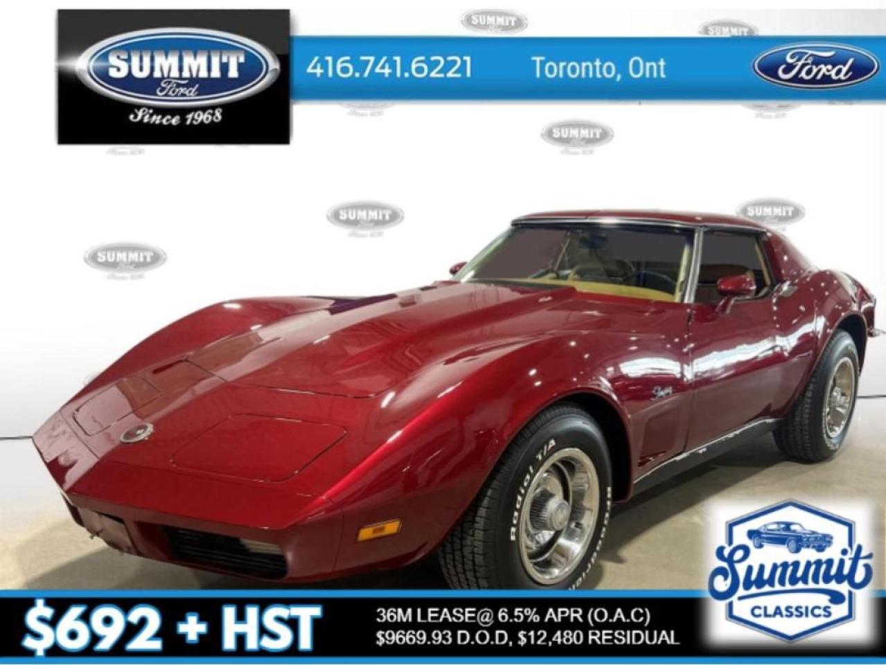 Used 1973 Chevrolet Corvette Stingray | LS4 454 Cubic Inch V8 Z Code for sale in Etobicoke, ON