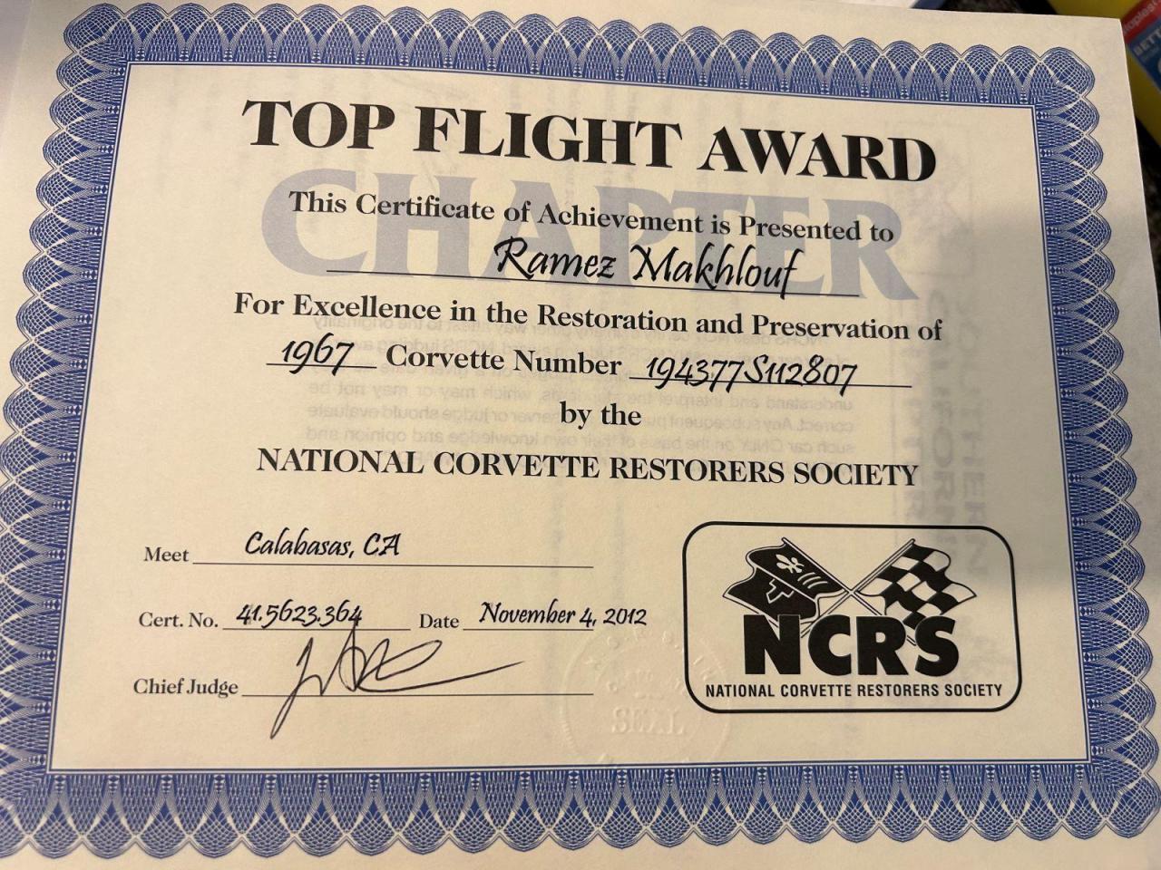 1967 Chevrolet Corvette Corvette | Numbers Matching L71 427 V8 | Factory Muncie 4 Speed Manual Photo