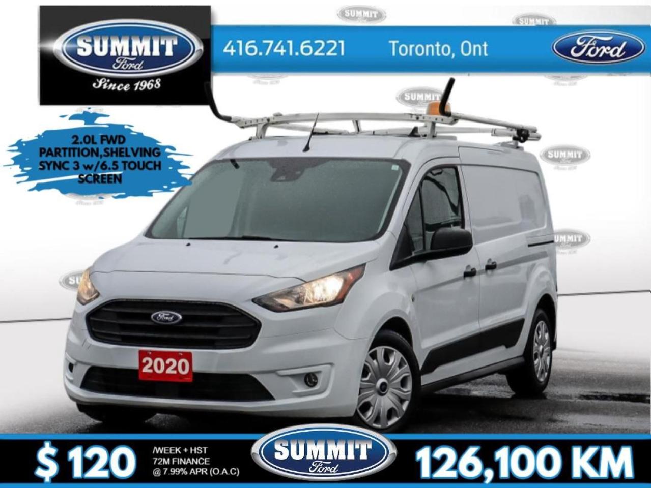 Used 2020 Ford Transit Connect XLT Partition | Shelving | for sale in Etobicoke, ON