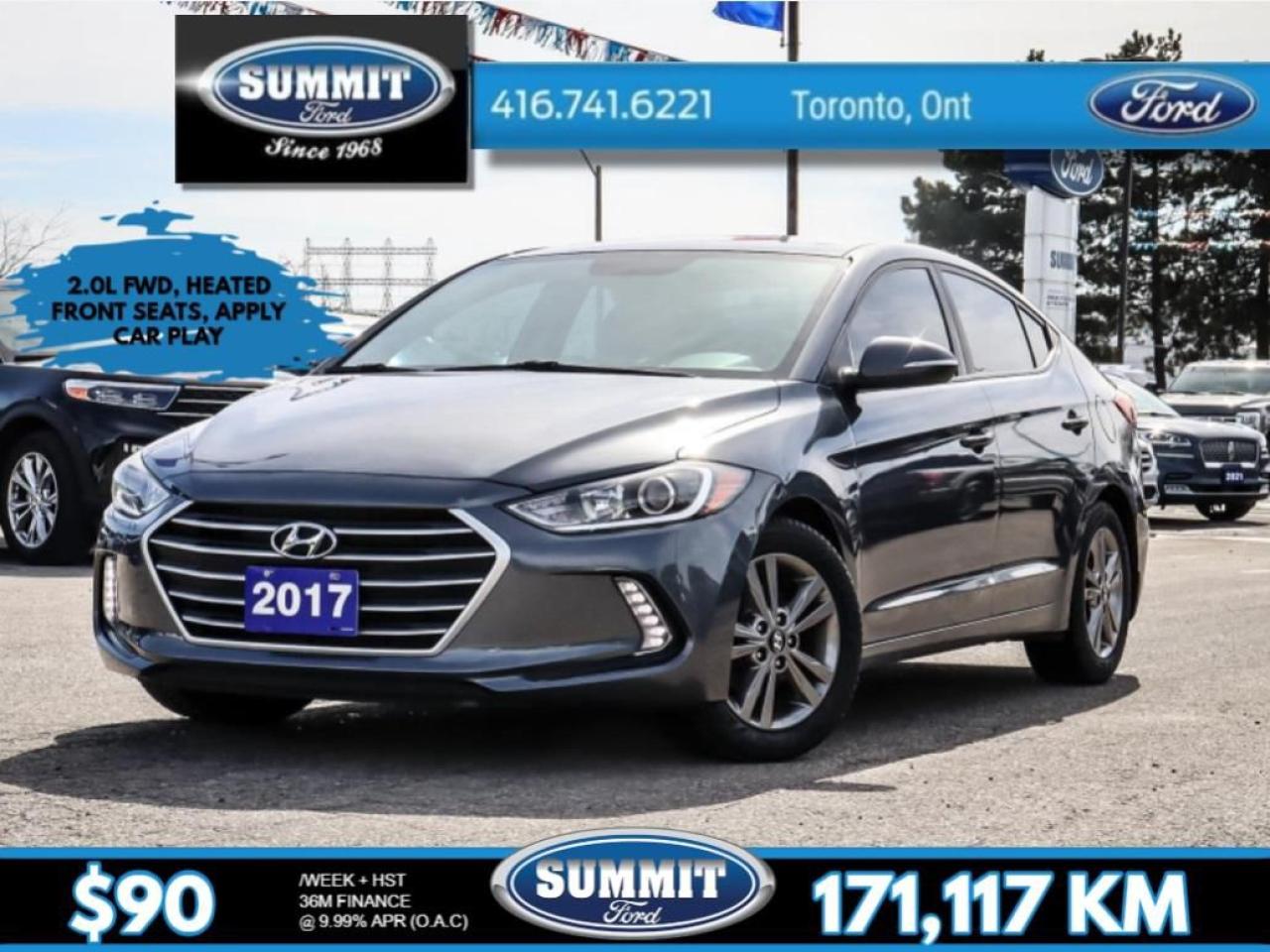 Used 2017 Hyundai Elantra GL Certified Extra Clean for sale in Etobicoke, ON