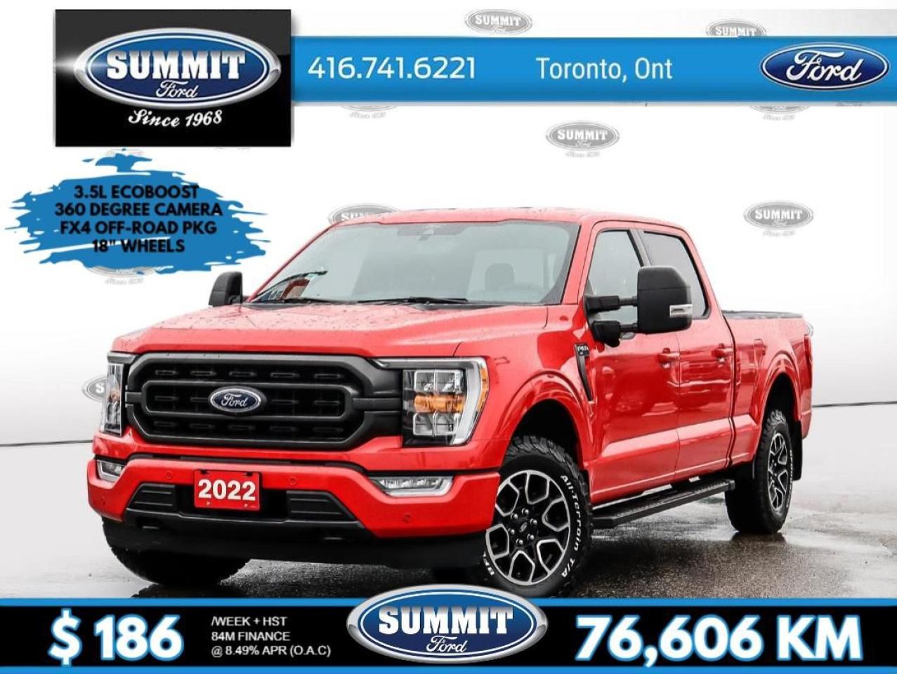 Used 2022 Ford F-150 XLT 6.5 Wheel Base | 3.5 Eco | Power  Onboard 2KW | 360 Camera | Tail Gate Step | for sale in Etobicoke, ON