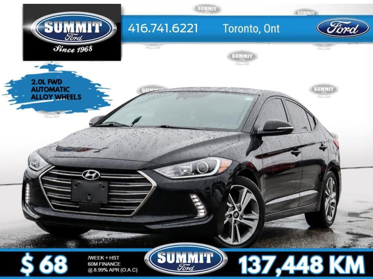 Used 2018 Hyundai Elantra GLS Leather | Roof | Apple Car Play | for sale in Etobicoke, ON