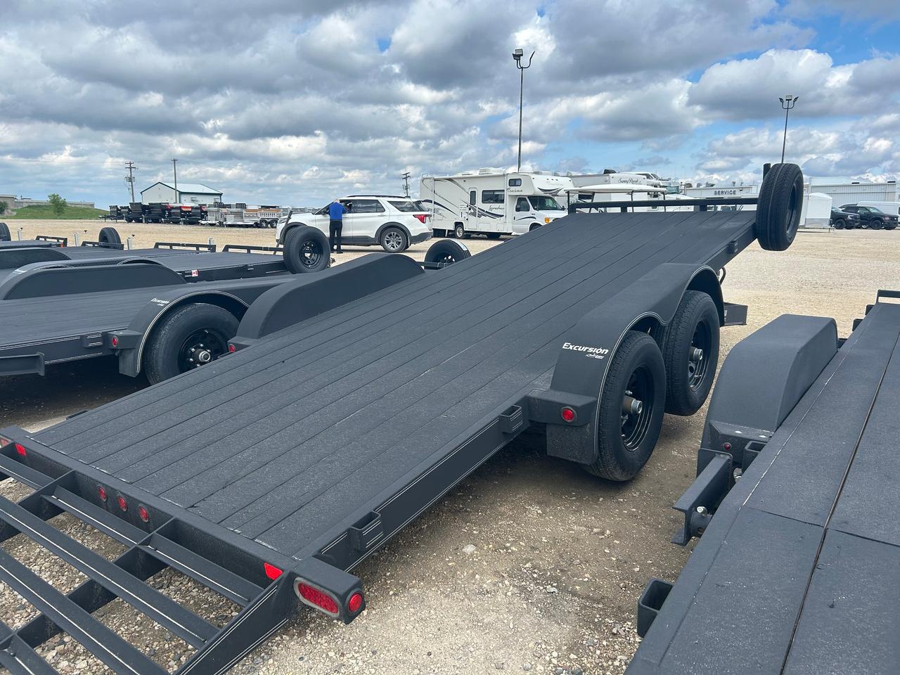 2025 Rainbow Tilting Open Deck 20' Electric/Hydraulic Tilting Car & Equipment Photo