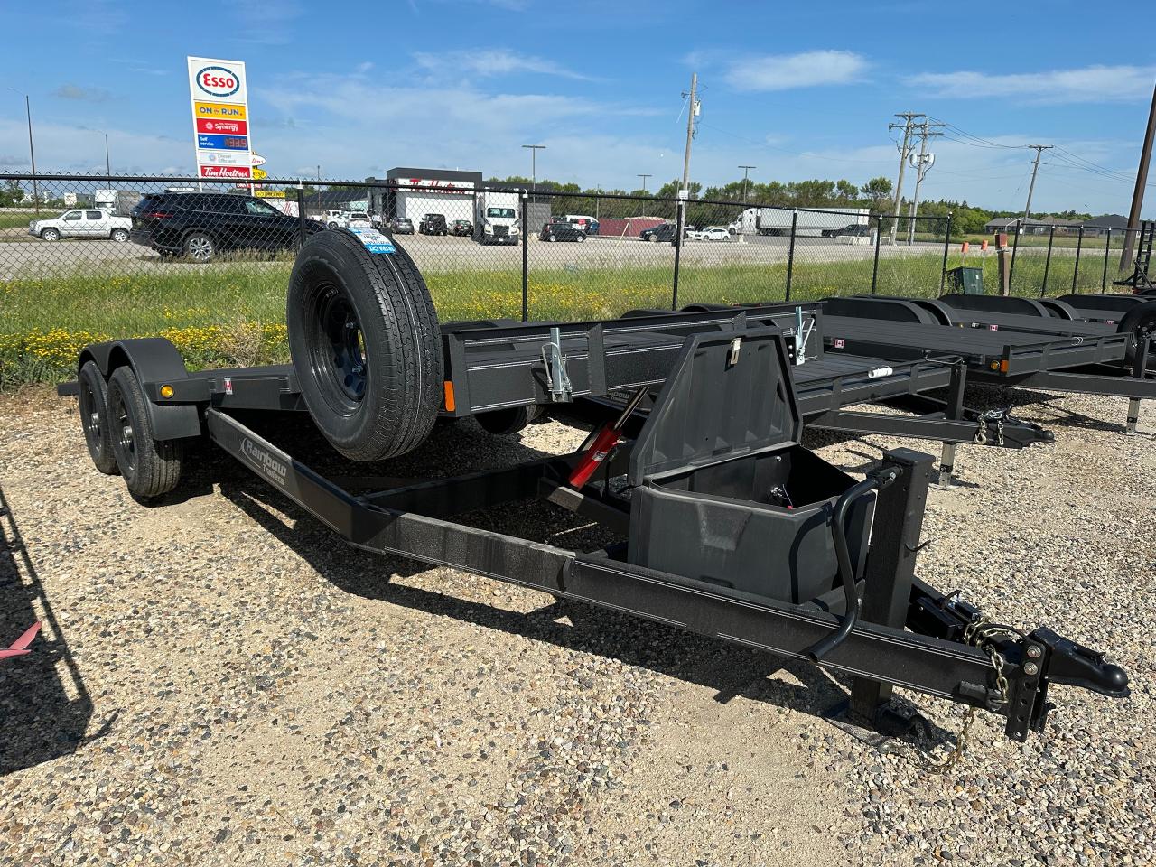 New 2025 Rainbow Trailer 20' Tilting Car & Equipment Hauler for sale in Elie, MB