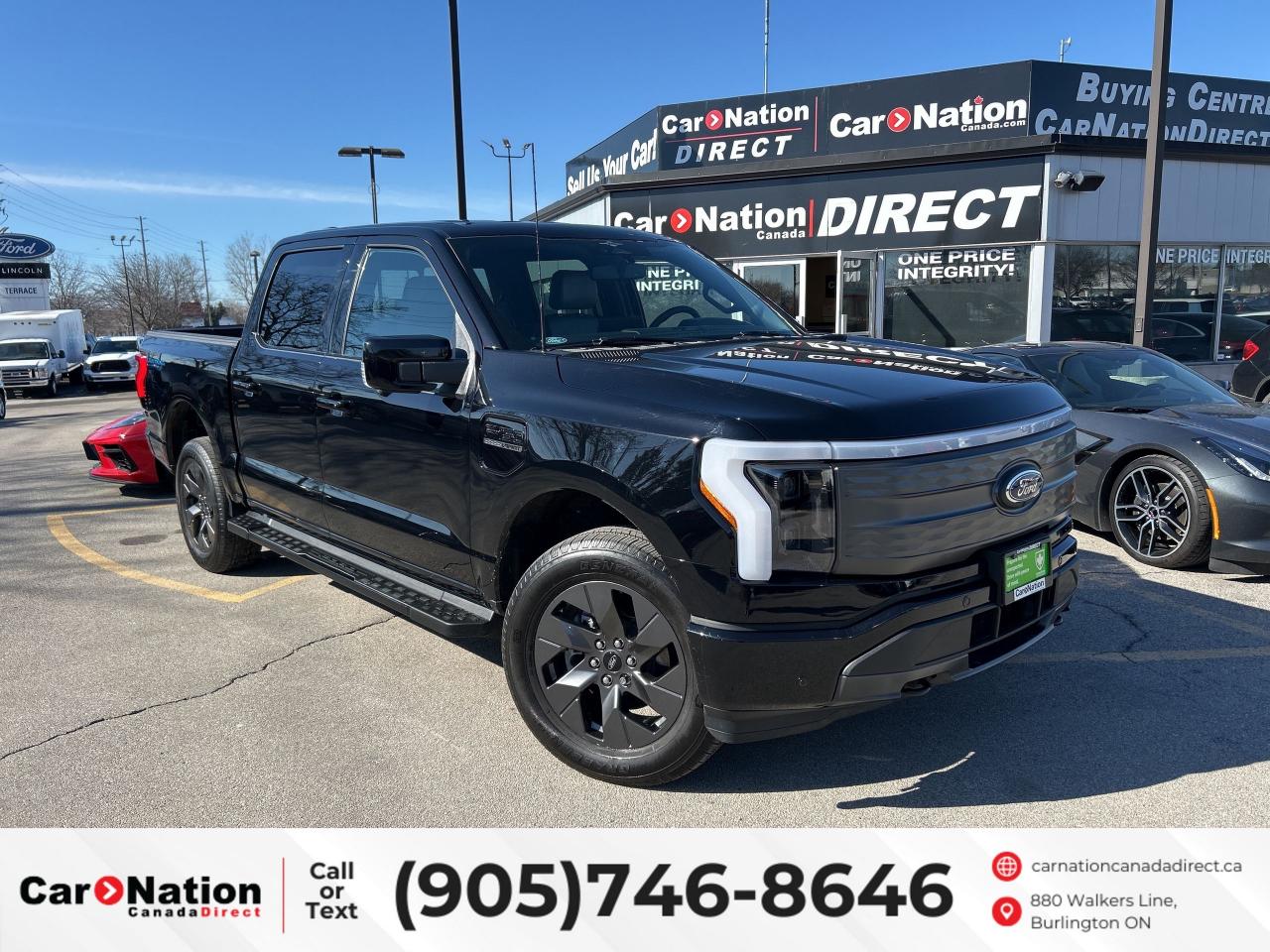 Used 2023 Ford F-150 Lightning LARIAT | 4X4 | ELECTRIC | NAV | MAX TOW PKG for sale in Burlington, ON