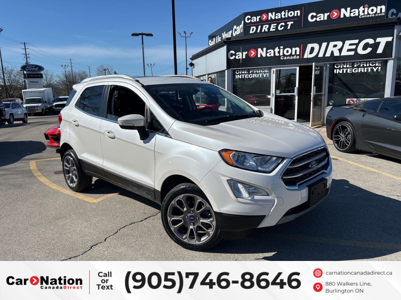 Used 2022 Ford EcoSport TITANIUM | 4X4 | LEATHER | SUNROOF | NAV |ONLY 10K for sale in Burlington, ON