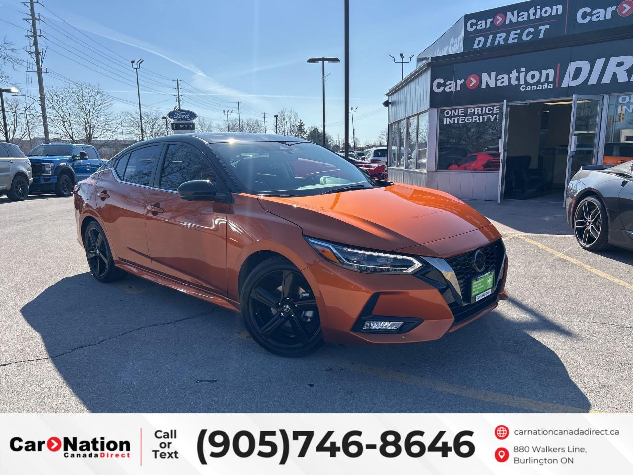 Used 2022 Nissan Sentra SR PREMIUM | LEATHER | SUNROOF | ONLY 23,864KM! for sale in Burlington, ON