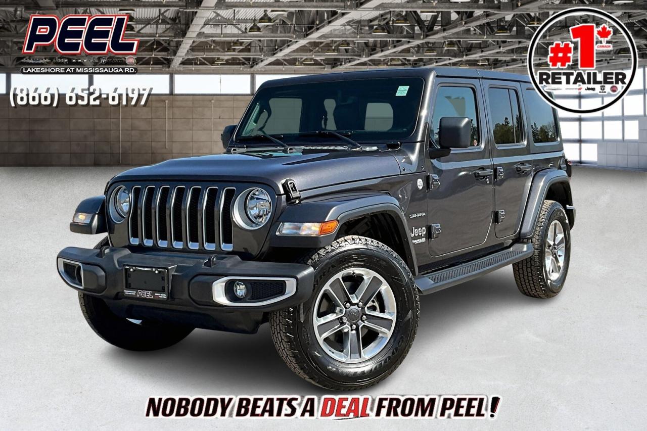 Used 2020 Jeep Wrangler Unlimited Sahara | Heated Leather | SafetyTec | NAV | 4X4 for sale in Mississauga, ON