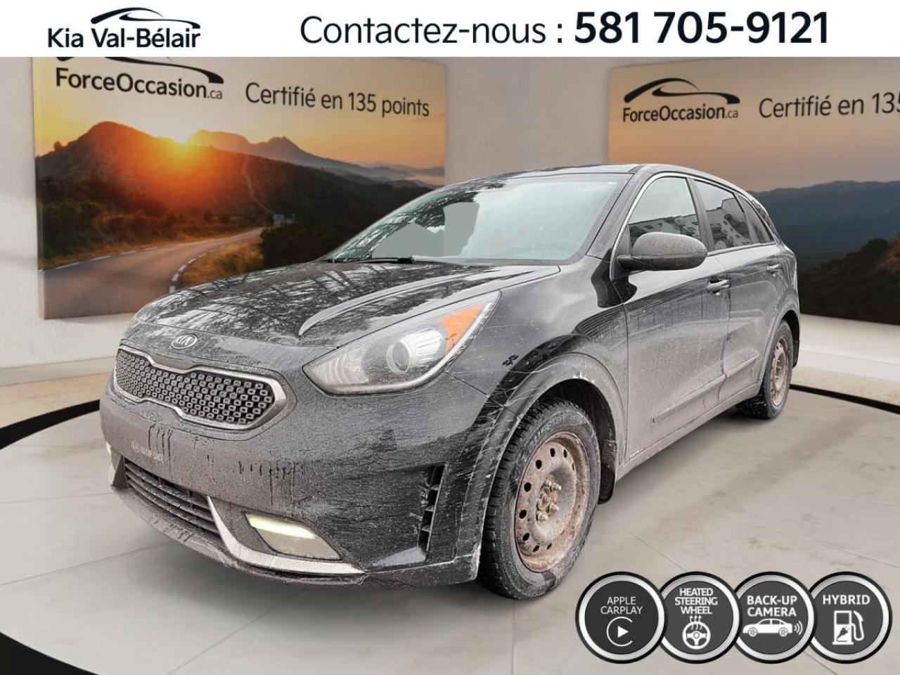 Used 2019 Kia NIRO L *HYBRIDE *CARPLAY *BI-ZONE *VOLANT CHAUFFANT for sale in Québec, QC