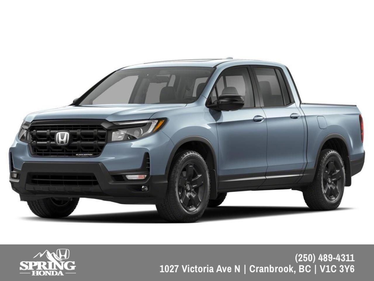 New 2025 Honda Ridgeline Black Edition for sale in Cranbrook, BC