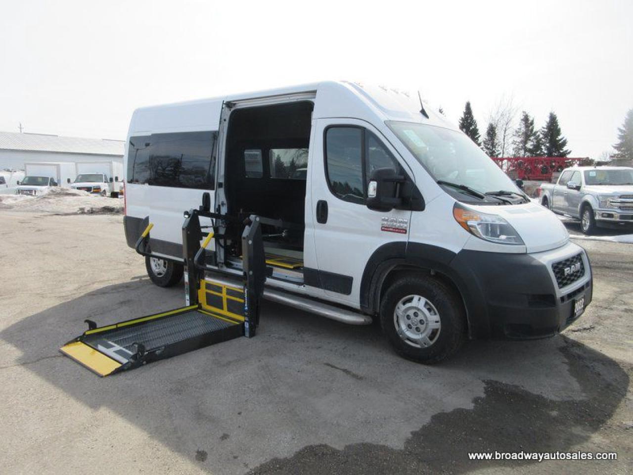 Used 2022 RAM 2500 ProMaster 3/4 TON HANDICAP-ACCESSIBLE 2 PASSENGER 3.6L - V6.. BRAUN-ABILITY-WHEELCHAIR-RAMP.. POWER SLIDING DOOR.. BACK-UP CAMERA.. AIR CONDITIONING.. for sale in Bradford, ON