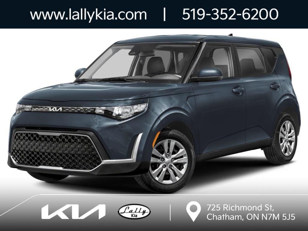 New 2025 Kia Soul LX KEYLESS ENTRY | REARVIEW CAMERA | BLUETOOTH HANDS-FREE CONNECTIVITY WITH STEERING WHEEL AUDIO CONTROLS  | 8-INCH TOUCHSCREEN INFOTAINMENT SYSTEM WITH APPLE CARPLAY & ANDROID AUTO for sale in Chatham, ON