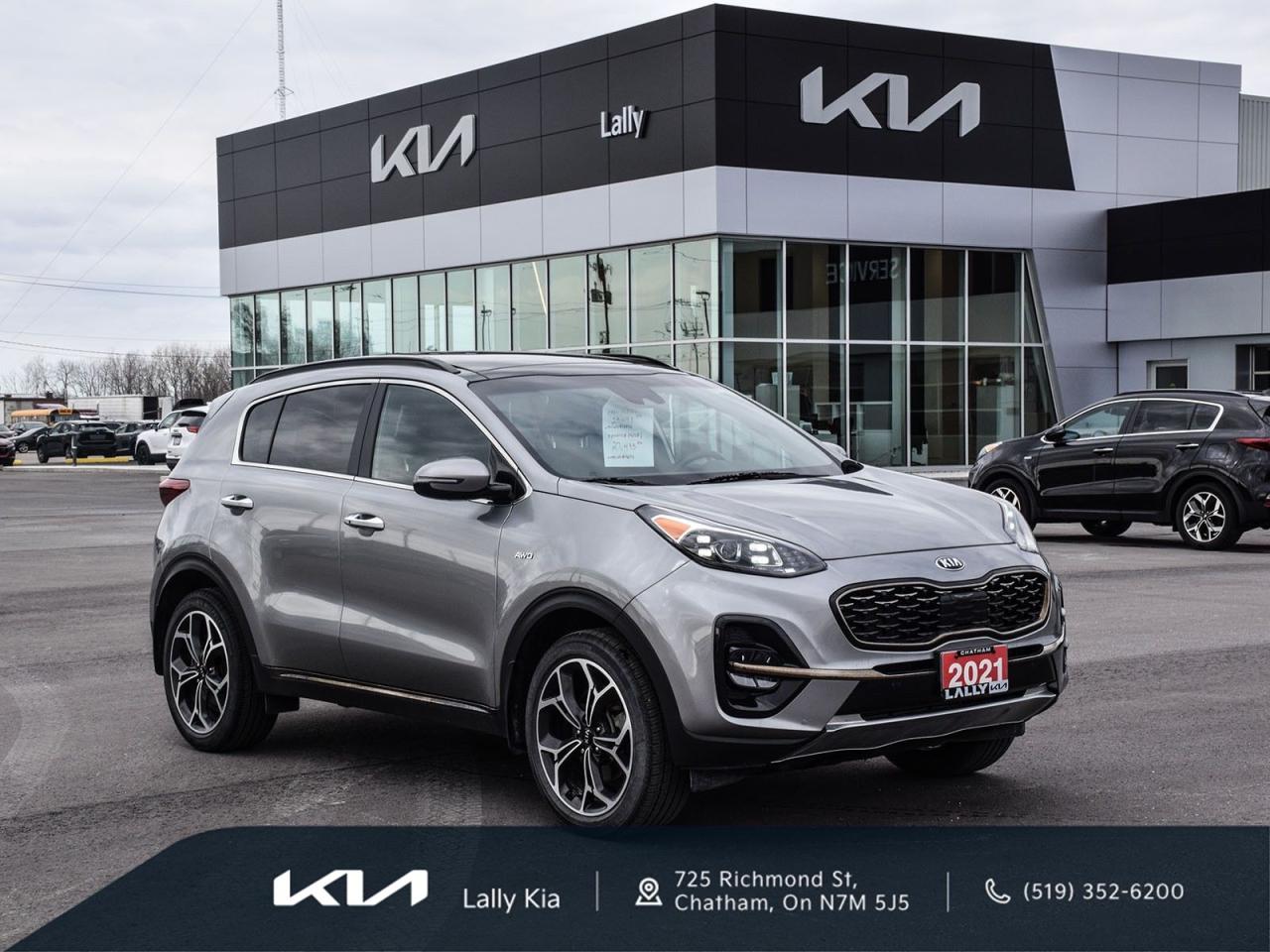 Used 2021 Kia Sportage SX Price Drop | Low KMs | Clean CarFax | AWD for sale in Chatham, ON