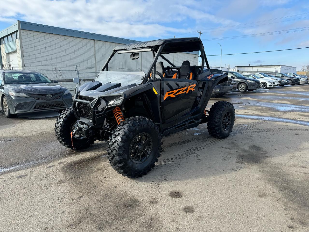 <p data-start=0 data-end=310>The 2024 Polaris RZR XP 1000 Premium is built for riders who demand power, durability, and next-level off-road performance. Powered by a proven 999cc ProStar engine delivering 114 horsepower, this machine offers thrilling acceleration and unmatched capability on rugged trails, sand dunes, and rocky terrain.</p><p data-start=0 data-end=310> </p><p data-start=312 data-end=649>Designed for control and comfort, the RZR XP 1000 Premium features Walker Evans Needle shocks with 20 inches of usable travel, allowing you to tackle rough terrain with confidence. With 14.5 inches of ground clearance and an upgraded suspension geometry, this side-by-side ensures a smooth, stable ride even in the harshest conditions.</p><p data-start=312 data-end=649> </p><p data-start=651 data-end=1023>Equipped with 30-inch Trailmaster XG tires on 15-inch aluminum wheels, a redesigned high-strength chassis, and full doors, the 2024 RZR XP 1000 Premium is ready for anything. Inside, you’ll find a rider-focused cockpit with bolstered seating, an intuitive 7-inch RIDE COMMAND touchscreen, Rockford Fosgate audio, and electronic power steering (EPS) for ultimate control.</p><p data-start=651 data-end=1023> </p><p data-start=0 data-end=361> </p><p data-start=1025 data-end=1250 data-is-last-node= data-is-only-node=>Whether youre climbing rocky hills or blasting through open trails, the 2024 Polaris RZR XP 1000 Premium delivers the performance and reliability you need. Contact us today for financing options and fast nationwide delivery!</p>