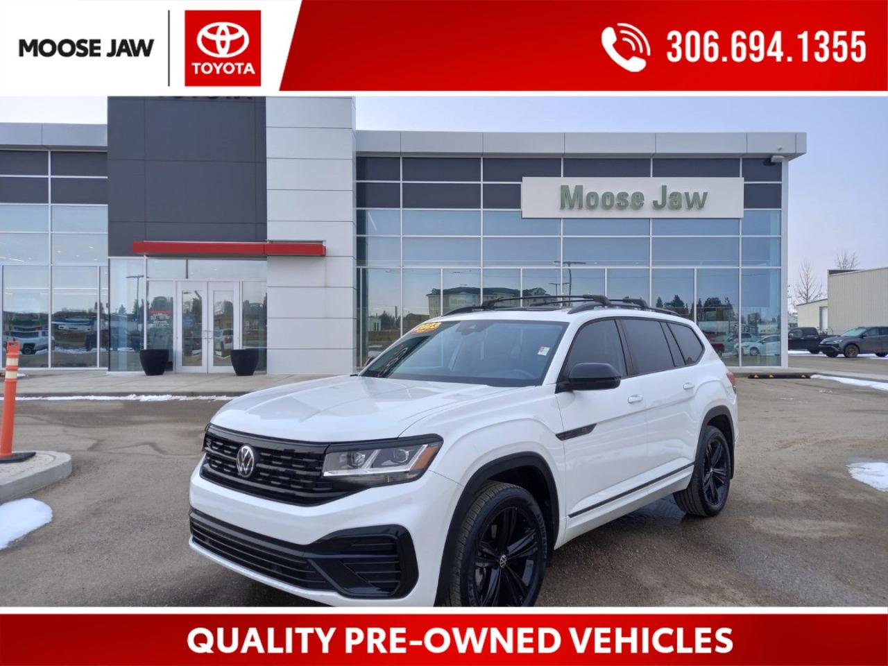 Used 2023 Volkswagen Atlas 3.6 FSI Highline LOCAL TRADE,R-LINE BLK PKG,HEATED/VENT LTR SEATS,PANORAMIC SUNROOF,REMOTE STARTER,8