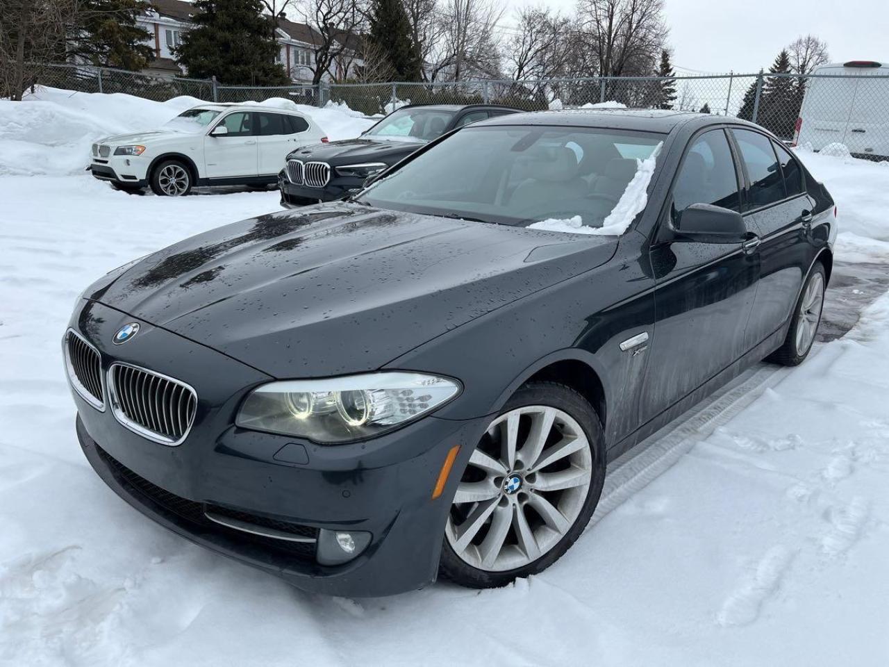 <p><strong>2011 BMW 535 Xdrive 5 Series</strong></p><p><strong>Safety certified</strong> free 6 month engine transmission <strong>warranty </strong></p><p><strong>Alloy wheels, sunroof, beautiful leather beige interior, 2 set of remote keys.</strong></p><p>park assistance Well maintained unit</p><p>call 4<strong>37**766**1844</strong> to see the car  </p><p> </p>