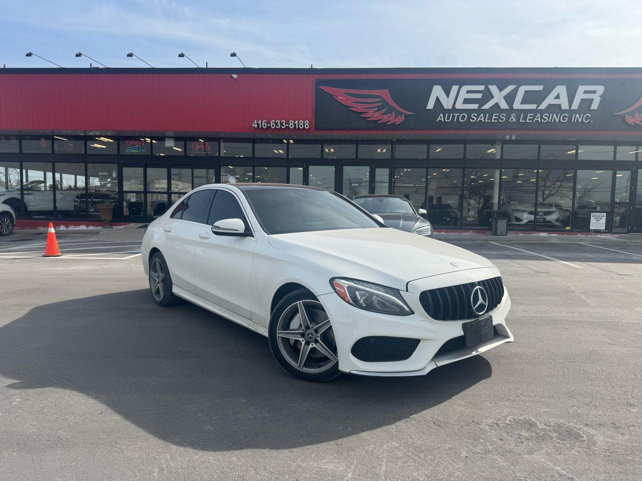 Used 2018 Mercedes-Benz C-Class C 300 AMG 4MATIC LEATHER PAN/ROOF NAVI CAMERA for sale in North York, ON