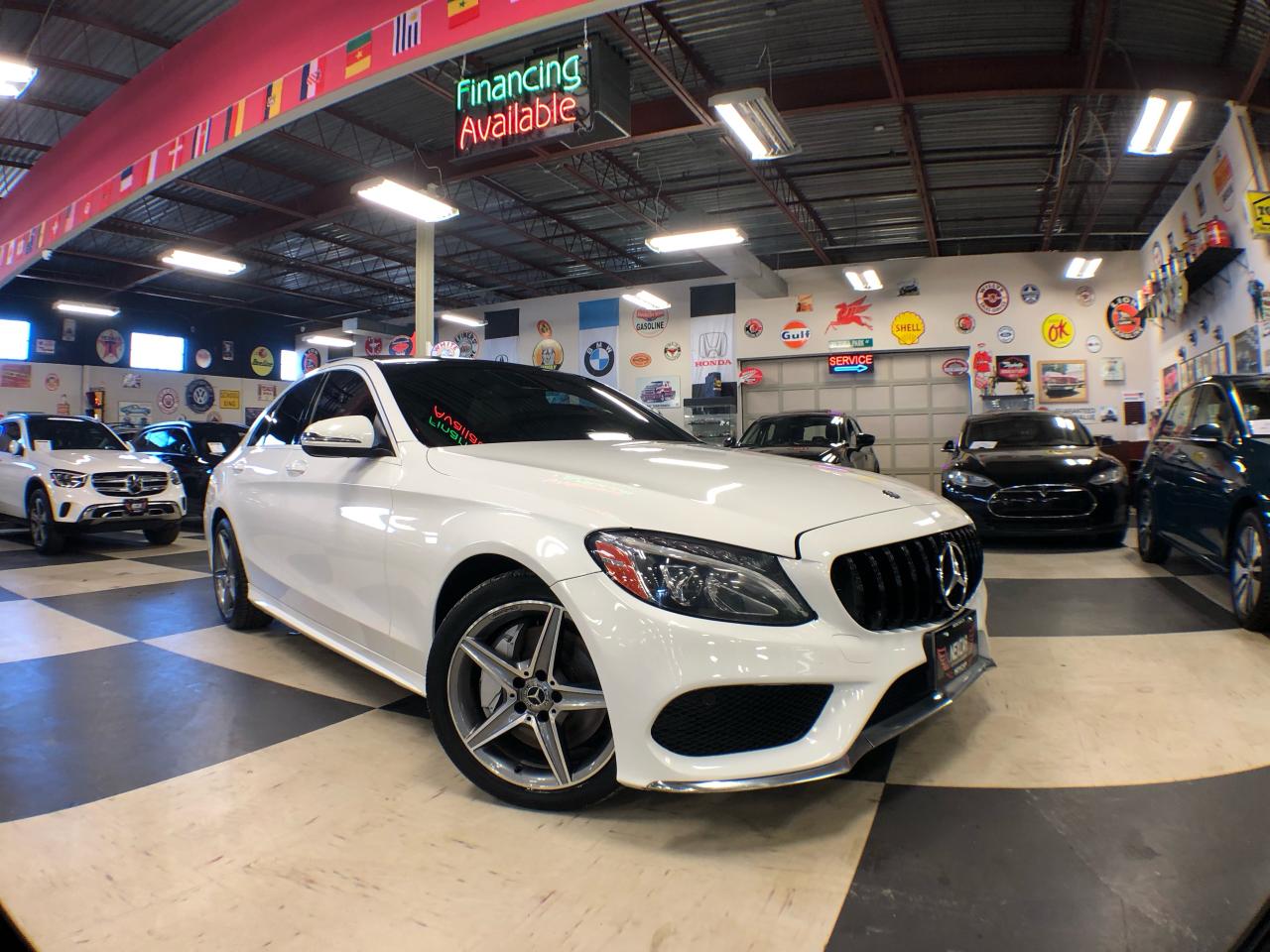 Used 2018 Mercedes-Benz C-Class C 300 AMG 4MATIC LEATHER PAN/ROOF NAVI CAMERA for sale in North York, ON