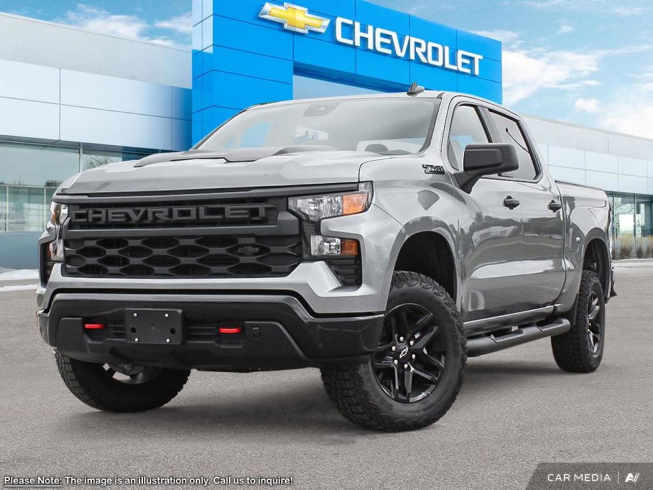 New 2025 Chevrolet Silverado 1500 Custom Trail Boss |Factory Order- Arriving Soon| for sale in Winnipeg, MB