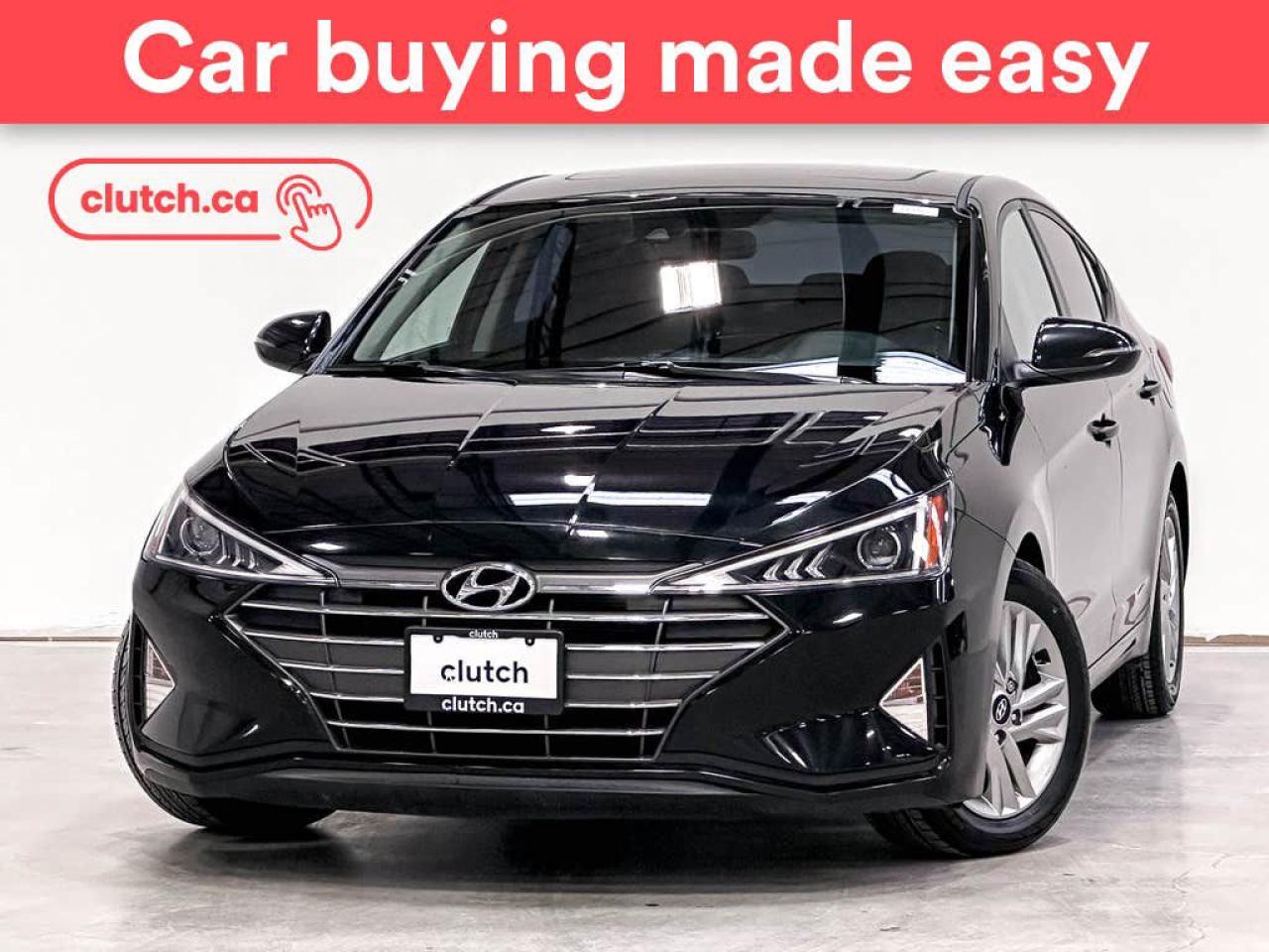 Used 2020 Hyundai Elantra Preferred w/ Sun & Safety Pkg. w/ Apple CarPlay, Heated Front Seats, Rearview Cam for sale in Toronto, ON