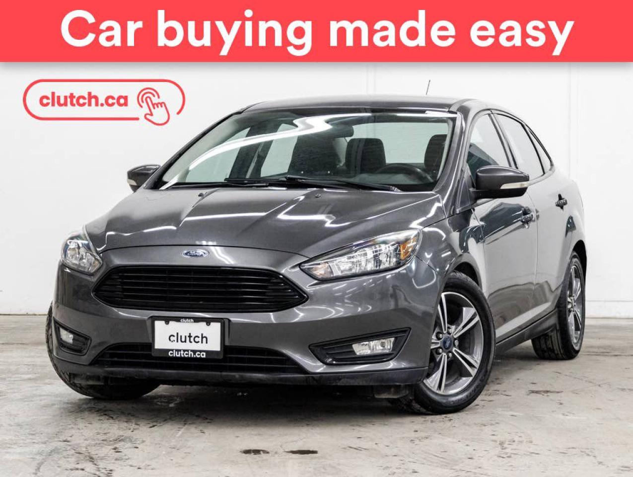 Used 2018 Ford Focus SE w/ Heated Front Seats, Rearview Camera, Cruise Control for sale in Toronto, ON