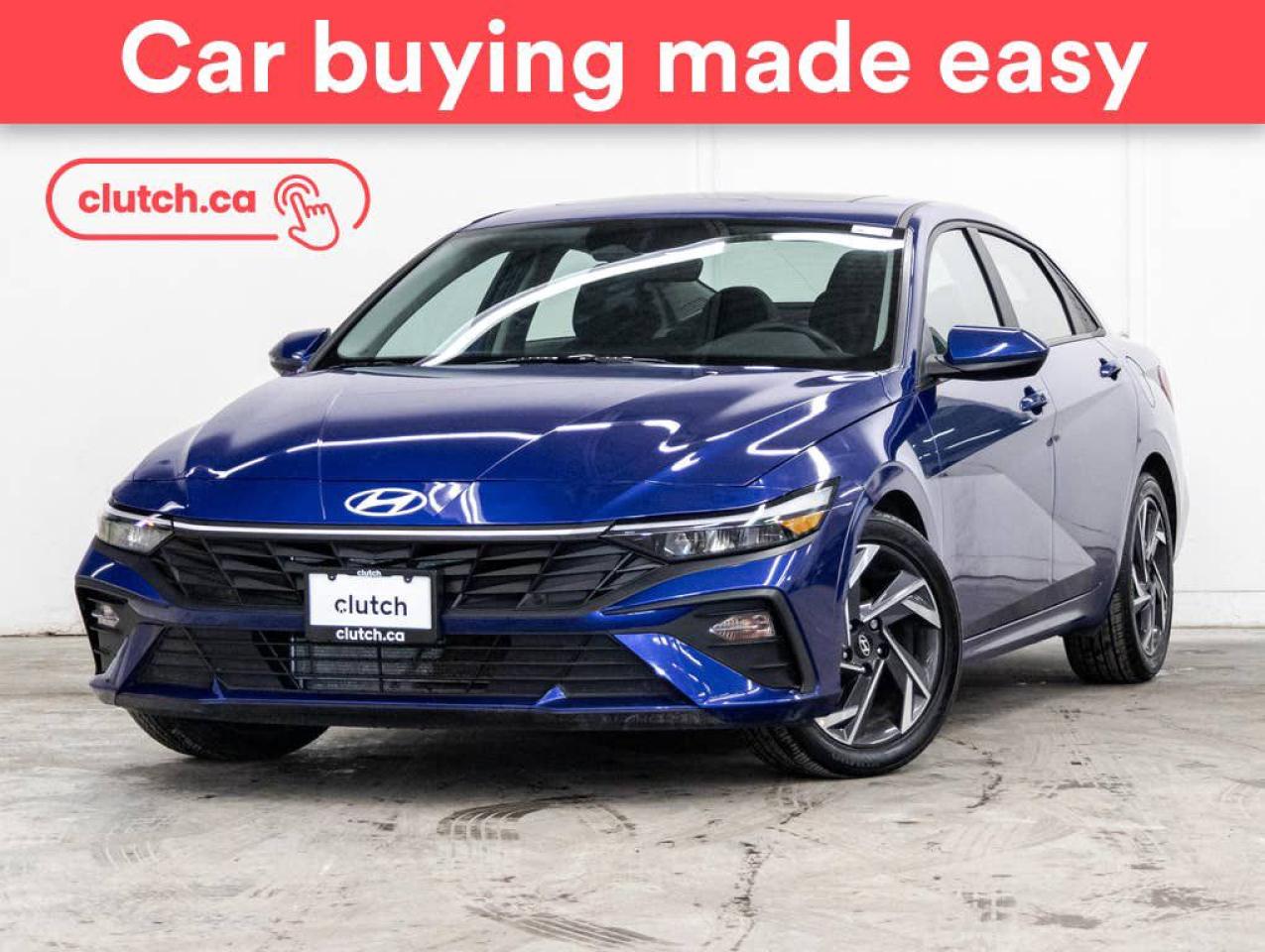 Used 2024 Hyundai Elantra Preferred w/ Tech Pkg w/ Apple CarPlay & Android Auto, Navigation, Power Moonroof for sale in Toronto, ON